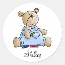 Lil' Bears · Baby Boy Crayons Sticker