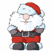 Lil' Big Beard Santa Ornament