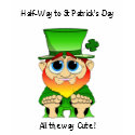 Lil Blarney Half-way to St Pattys Day t-shirts