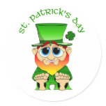 Lil Blarney St Patricks Day Stickers