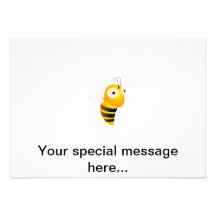 Lil' Bumble Bee Custom Invitations