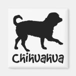 Lil' Chihuahua w/ Cool Text Fridge Magnet