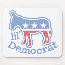 Lil' Democrat Donkey Mouse Mats
