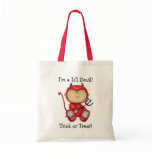 Li'l Devil-Trick or Treat/Halloween Canvas Bag