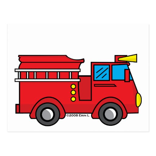 Lil Fire Truck Postcards