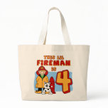 Lil Fireman 4th Birthday bags