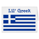 Lil' Greek Greeting Card