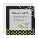 Lil' Green Spider invitations