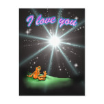 Lil Illow Orange - I love you my star Postcard