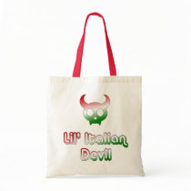 Lil' Italian Devil Canvas Tote Bag
