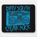 Lil Jon "Dirty South Boombox Blue" mousepads