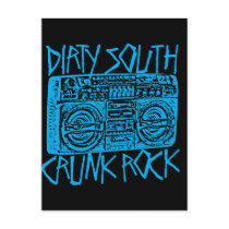 Lil Jon "Dirty South Boombox Blue" Postcard