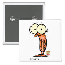 Lil' Maggot Square Button