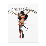 Lil  Miss-Chevious Post Card