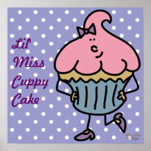 Lil' Miss Cuppy Cake Poster
