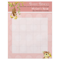 Lil Monkey,  Baby Shower Bingo n Scramble Game