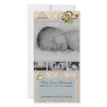 Lil Monkey New Baby Birth Announcements