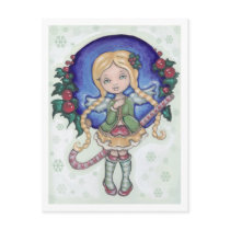 lil' peppermint angel post card