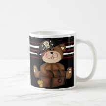 Lil Pirate Bear Happy Birthday Kids Mug
