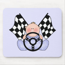 Lil Race Winner Baby Boy Mousepad
