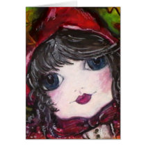 Lil' Red Riding Hood Card