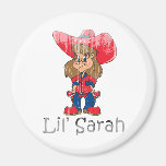 Lil' Sarah - Faded.png Fridge Magnet