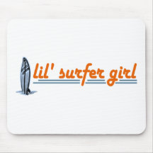 Lil Surfer Girl Mousemats