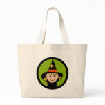 Lil' Witch Halloween Tote Bag