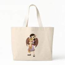 Lilac and Orange Totes Bags