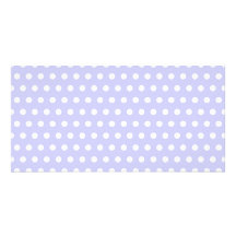Lilac and White Polka Dot Pattern. Spotty. Customized Photo Card