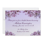 Lilac Bridal Shower invitations