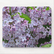 Lilac Bunches Mouse Pads