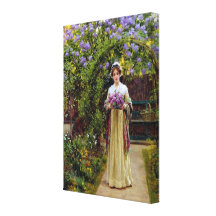 Lilac ~ Edmund Blair Leighton Canvas Print