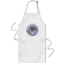 Lilac Flowers Long Apron