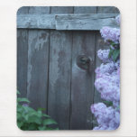 Lilac Flowers & Old Wood Mousepad