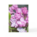 Lilac greeting card
