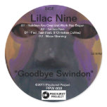 Lilac Nine - Goodbye Swindon 12" Vinyl Label stickers