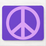 Lilac Peace Sign Products mousepads