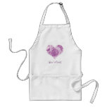 Lilac Rose Heart Love 'n Cook! Apron