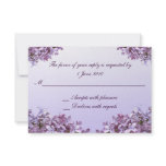 Lilac RSVP Wedding invitations