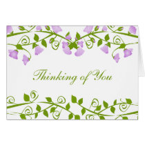 Lilac Sweet-Pea Blossom cards