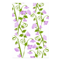 Lilac Sweet-Pea Blossoms posters