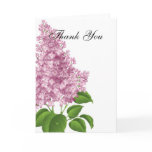 Lilac Thank You cards