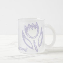Lilac Tulips for Kissing Mug