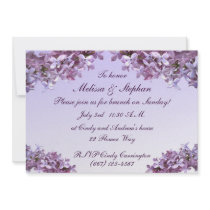 Lilac Wedding Brunch
