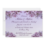 Lilac Wedding Brunch invitations