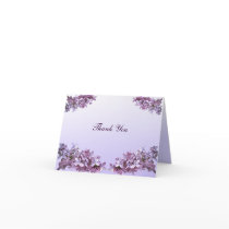 Lilac Wedding Thank You