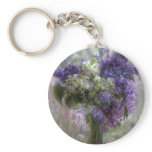 Lilacs Of Love Art Keychain