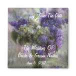 Lilacs Of Love Save-The-Date Wedding Magnet