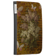 lilas y mariposas